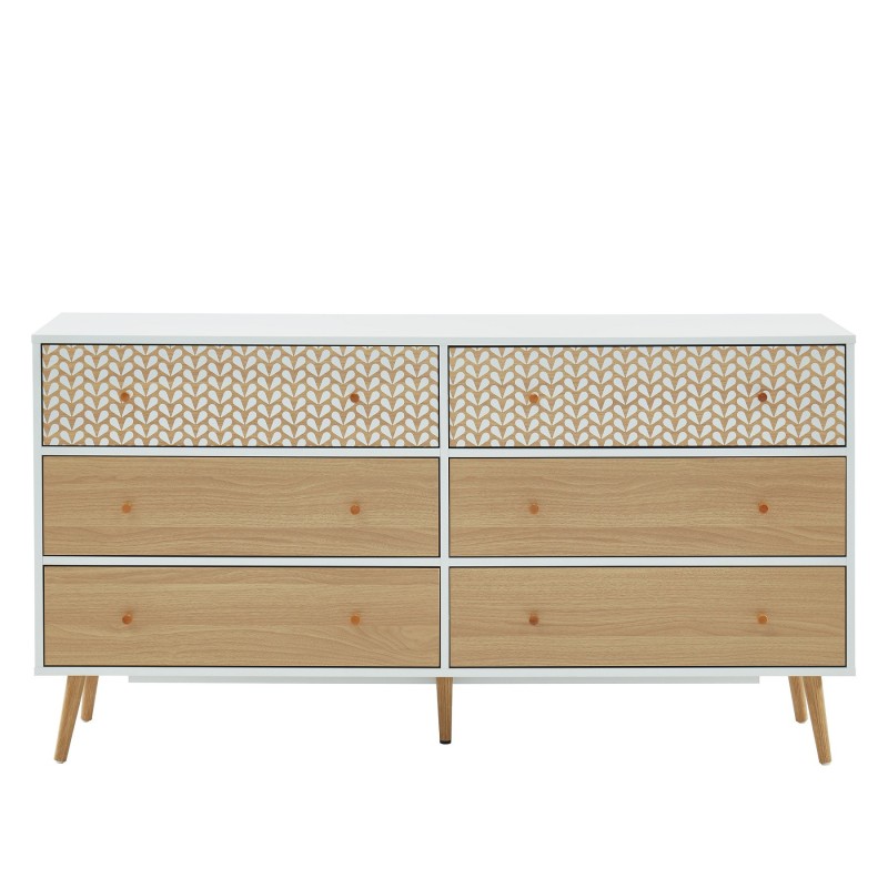 Commode CAPUCINE à motifs