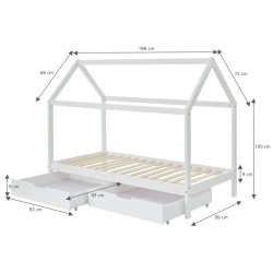 Lit enfant cabane TINY