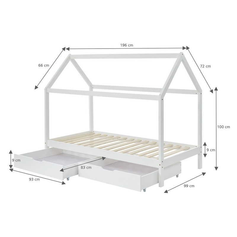 Lit enfant cabane TINY