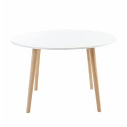 Table à Manger ORATELLOLaqué Blanc L120cm