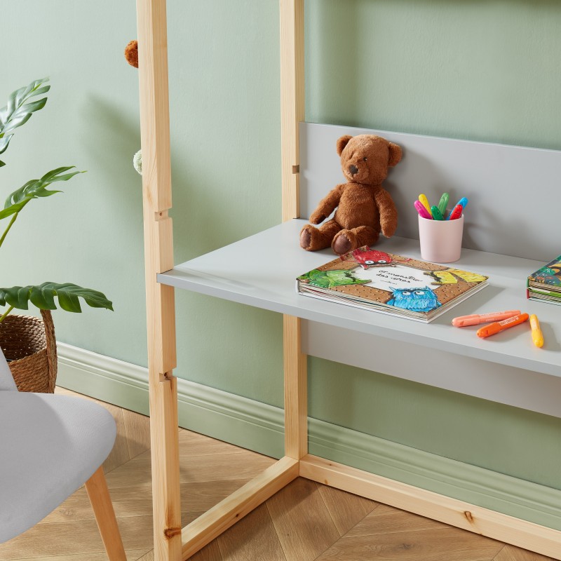 Bureau cabane TINY Gris L100cm