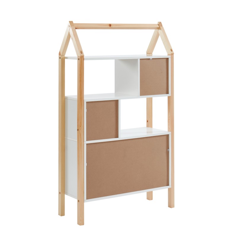 Commode TINY blanc 2 portes 2 tiroirs