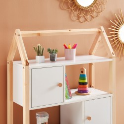Commode TINY blanc 2 portes 2 tiroirs