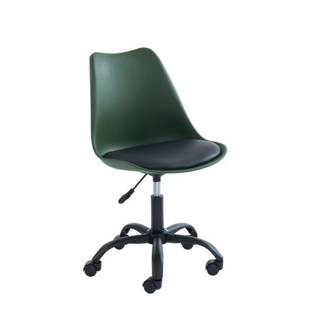 Chaise de bureau PANTONE À roulettes - Vert Olive L49cm