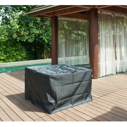 Housse de protection pour ensemble repas 4 places noir