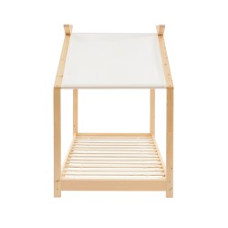 Lit tente TINY pin massif 90x190 sommier inclus