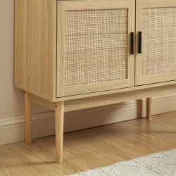Secrétaire AMANA cannage rotin l90 cm