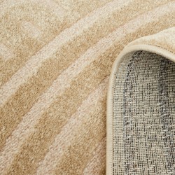 Tapis OLGA beige motif arc en ciel 160x230 cm