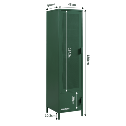 Vestiaire PANTONE métal vert olive h180cm