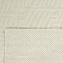 Tapis Olga crème motif linéaire 200x290 cm