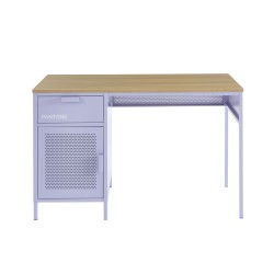 Bureau PANTONE métal lilas 120cm