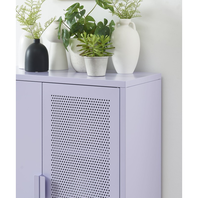 Buffet PANTONE métal lilas h100cm