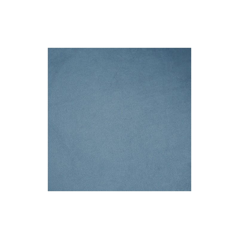 Fauteuil CORAIL velours bleu avec piétement doré
