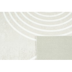 Tapis ALVA beige motif arc en ciel 160x230 cm