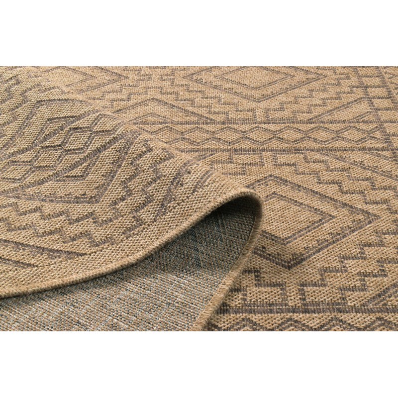 Tapis CAPRI marron aspect jute 200x290cm