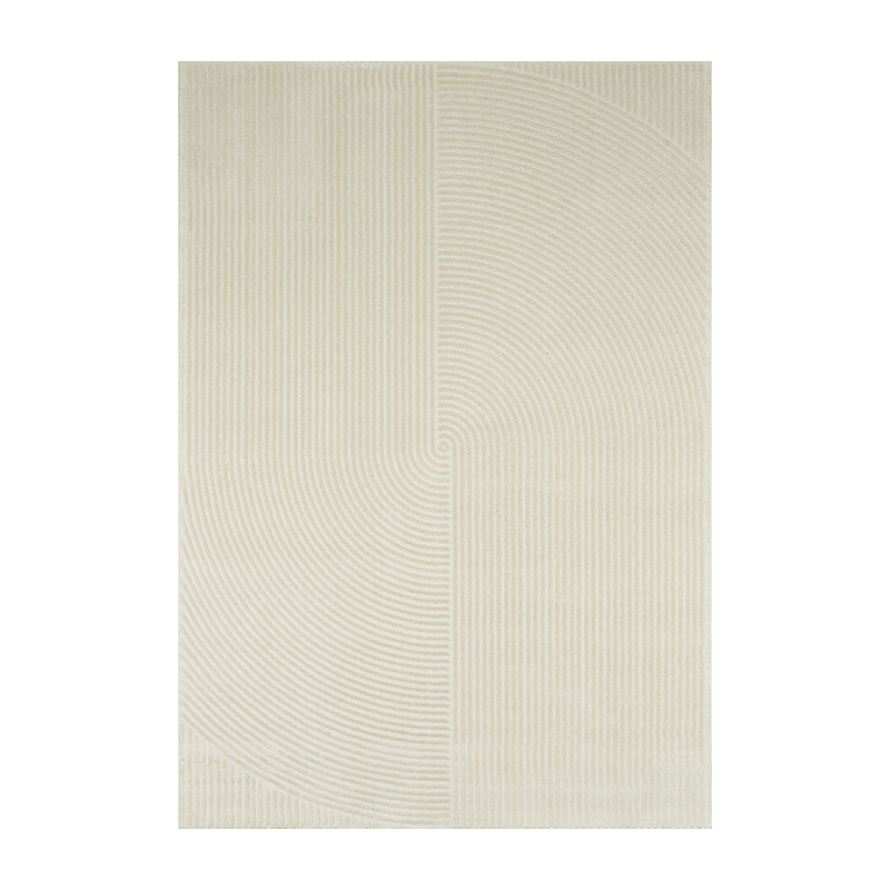 Tapis OLGA crème motif géométrique 80x150 cm