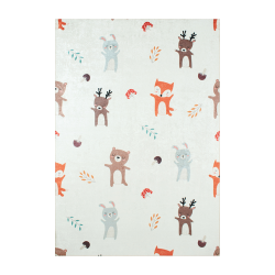 Tapis NOE crème motif animaux 120x160 cm