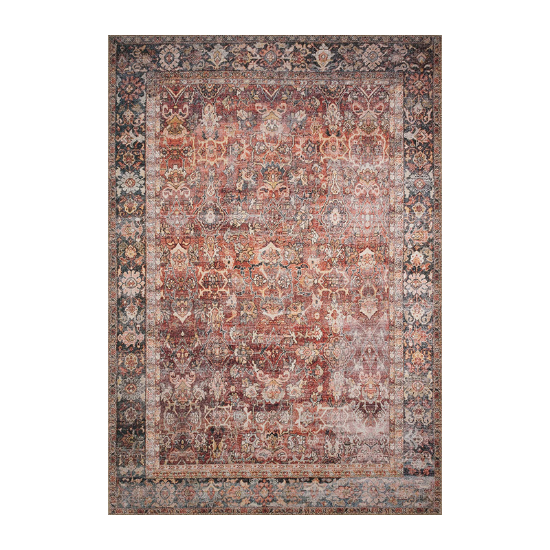 Tapis ERA rouge motifs orientaux 80x150 cm