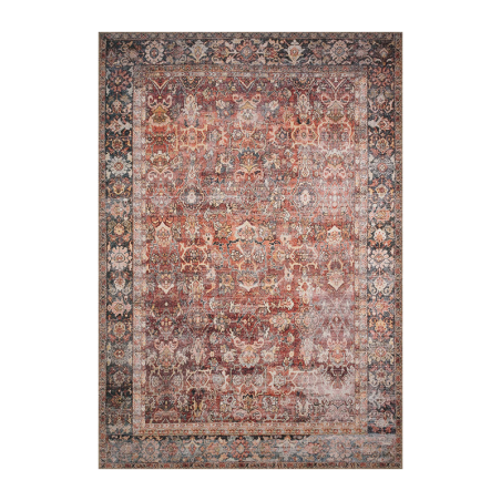 Tapis ERA rouge motifs orientaux 80x150 cm