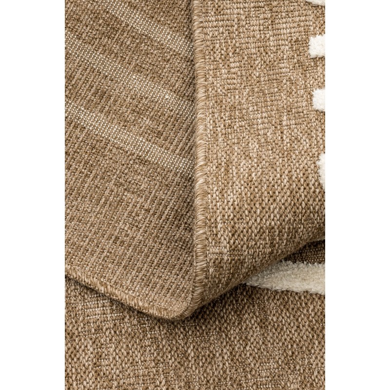 Tapis PIA blanc motif géométrique 160x230 cm