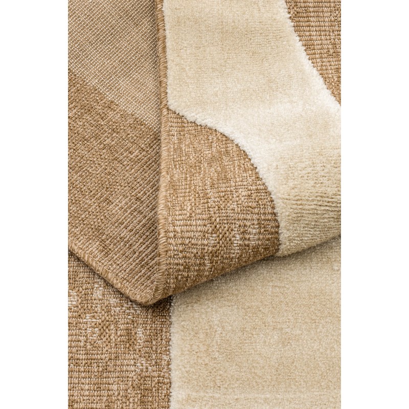 Tapis PIA blanc motif abstrait 200x290 cm