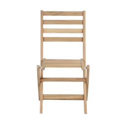 Ensemble table et chaises MOLA 6 places extensible 160/220 cm en bois d'acacia FSC blanchi