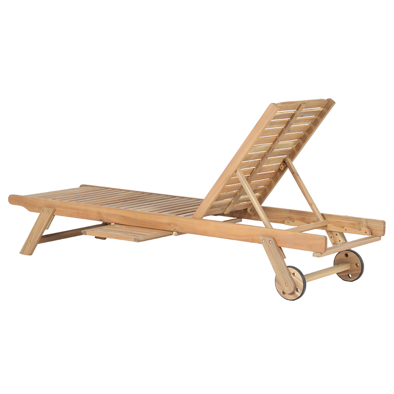 Bain de soleil MOLA en bois d'acacia blanchi FSC