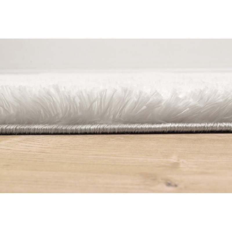 Tapis shaggy LUCE blanc 120x160cm