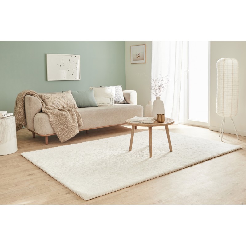 Tapis shaggy LUCE blanc 160x230cm