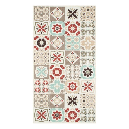 Tapis de cuisine YARA multi couleurs motif carreaux de ciment 80x150cm