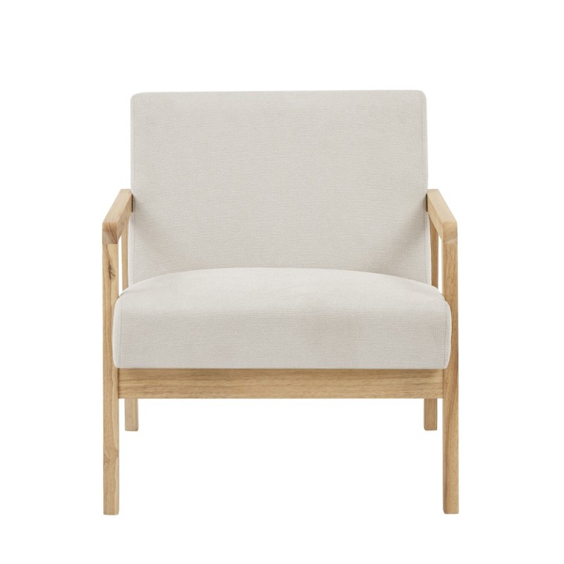 Fauteuil BONIFACIO en tissu beige