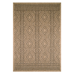 Tapis CAPRI marron aspect jute 50x80 cm