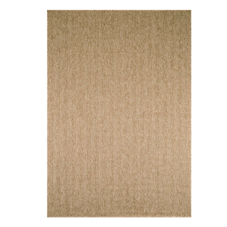 Tapis d'extérieur TABARCA marron aspect jute 120x170 cm
