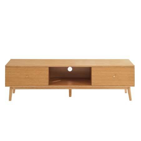 Meuble tv MARCELplacage chêne160cm