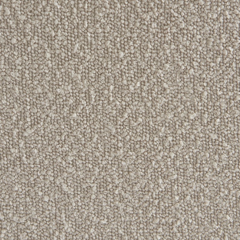 Lit coffre BOO tissu bouclette beige 90x190 sommier inclus
