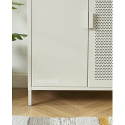 Buffet PANTONE métal beige sable h100cm
