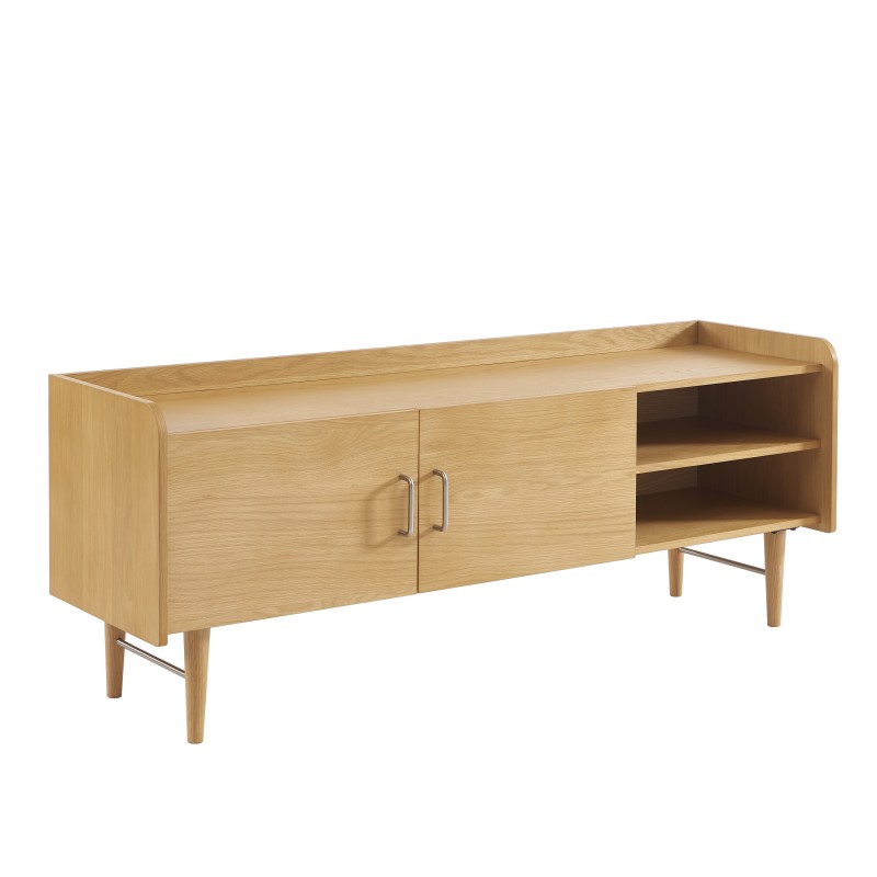 Meuble TV TWIGGY placage chêne 57cm