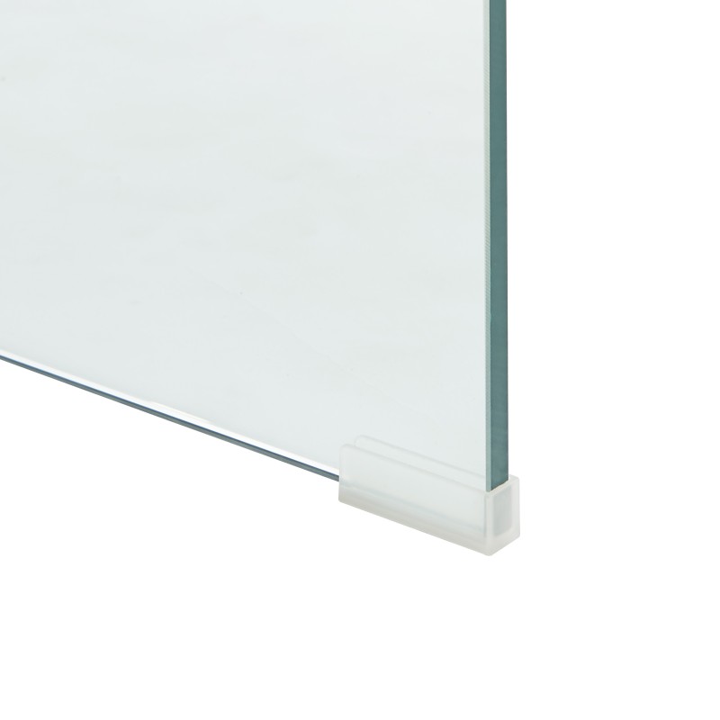 Console GINZA verre trempé transparent 110cm