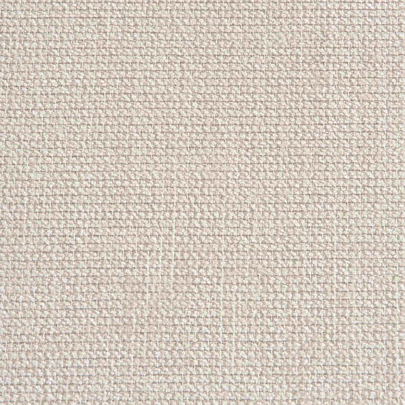 Fauteuil de table ABELIA velours blanc et pieds métal noir