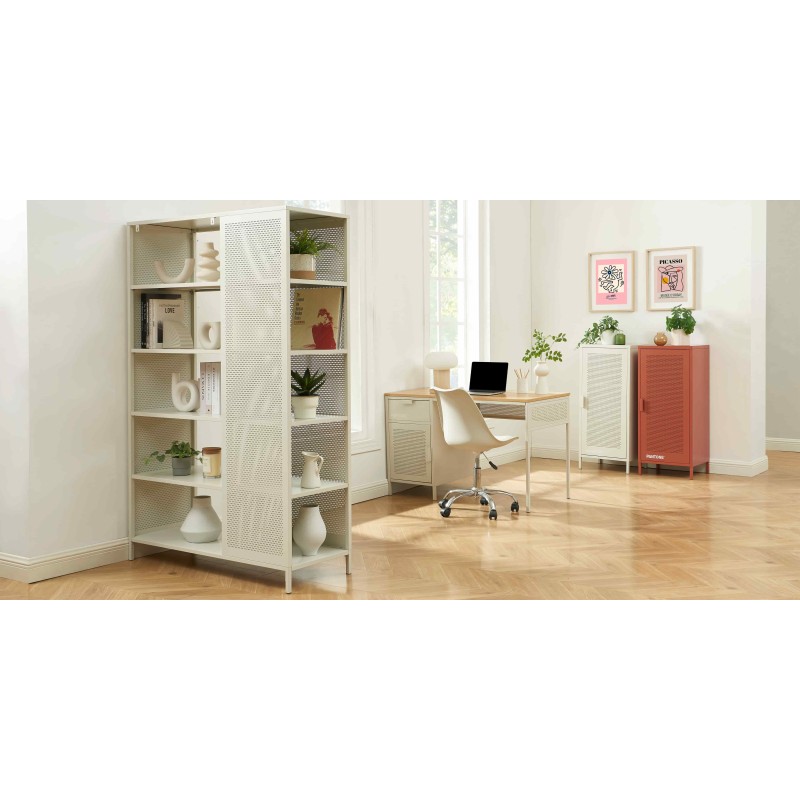Bibliothèque PANTONE métal beige sable h180cm
