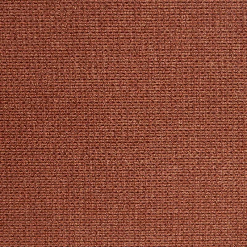 Lit coffre MARCY tissu chenille terracotta 160x200 sommier inclus