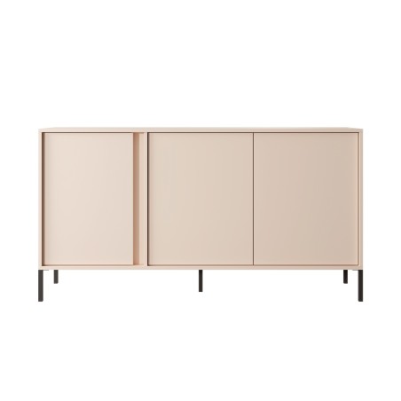 Buffet HULDA beige 3 portes 153cm