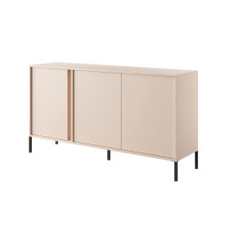 Buffet HULDA beige 3 portes 153cm