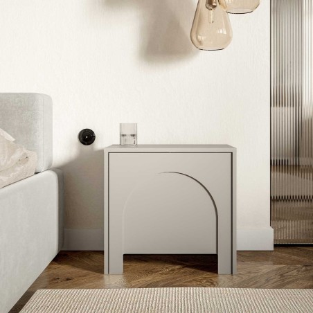 Table de chevet EDDA coloris cachemire