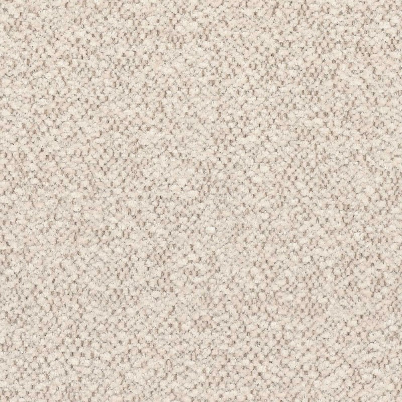 Canapé droit convertible CARLOTTA 3 places tissu bouclette grège