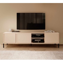 Meuble TV HULDA beige 203cm