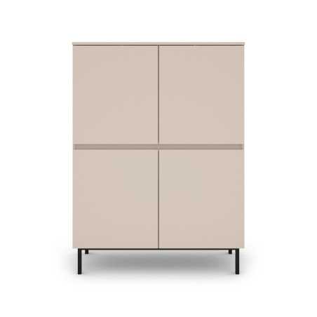 Buffet haut ARNI cachemire 4 portes 100cm