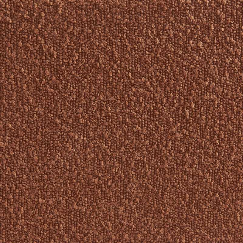 Lit coffre TSUKI bouclette terracotta cannage 160x200 sommier inclus