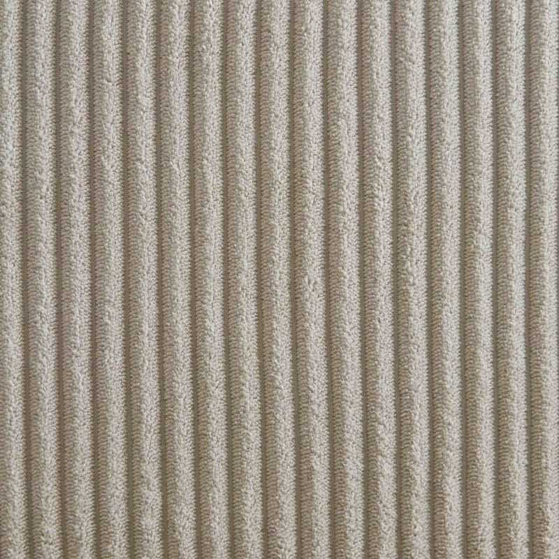 Lot de 2 chaises TEINA velours cotele taupe