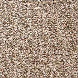 Lot de 2 TINA tabourets tissu bouclette taupe
